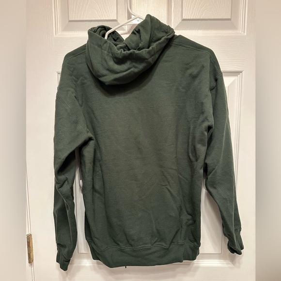 Forest Green Ireland Pullover Hoodie with Shamrock ☘️ From Ireland! 🇮🇪 - Picture 4 of 5